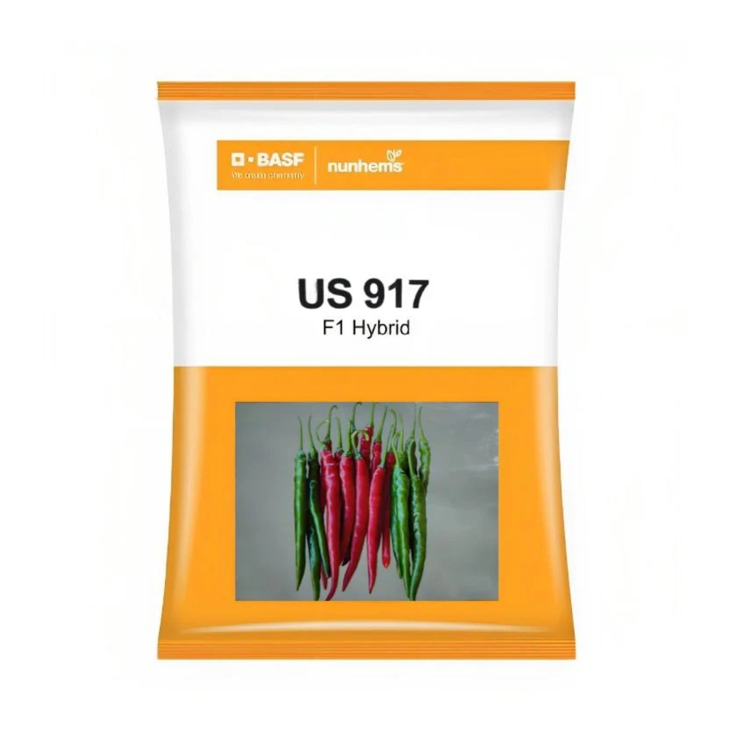 Nunhems Hot Pepper US 917 F1 Hybrid Seeds, Semi Erect Suitable For Kharif, Rabi And Summer Seasons (1500 Seeds)