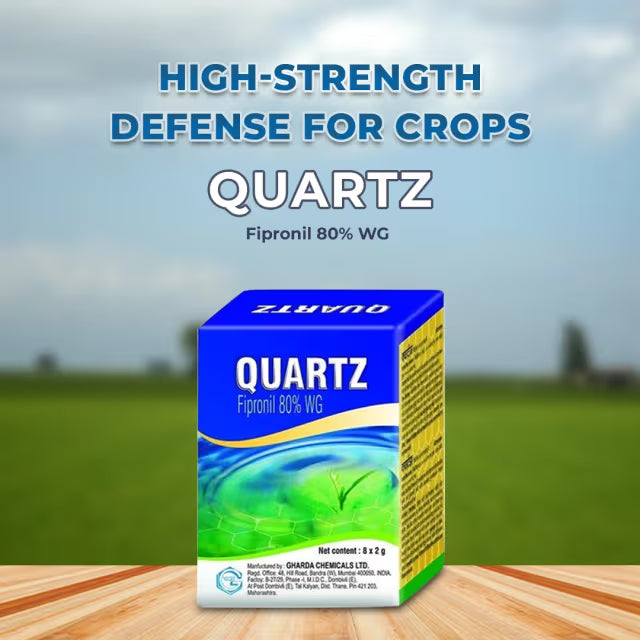 Gharda Quartz Fipronil 80% WG Insecticide, Effective Control Of Stem Borer and Leaf Folder In Rice