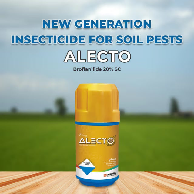 Indofil Alecto Broflanilide 20% SC Contact and Translaminar Insecticide, Control On Lepidopteran Pests
