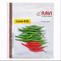 Ravi Luna-619 F1 Hybrid Chilli Seeds, Green, Dark Red, Wonder Hot, High Pungency Suitable For Dry Chilli Market