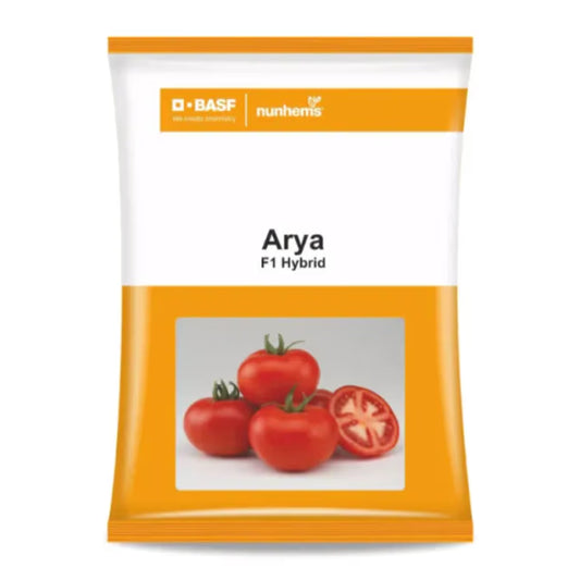 BASF Nunhems Arya F1 Hybrid Tomato Seeds, Resistance To Tomato Leaf Curl Virus (3000 Seeds)