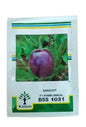 Kalash F1 Hybrid BSS 1031 Sangam Brinjal Seeds, Bright Purple Color and Round Shape