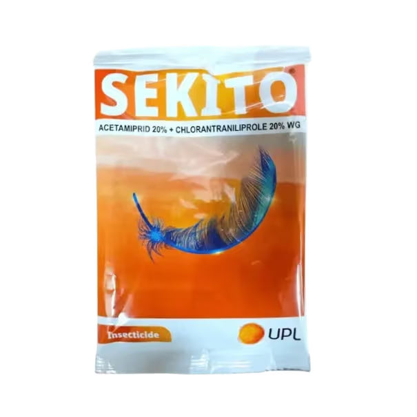 UPL Sekito Acetamiprid 20% + Chlorantraniliprole 20% WG Insecticide, Strong Effective For Crop Pest Control