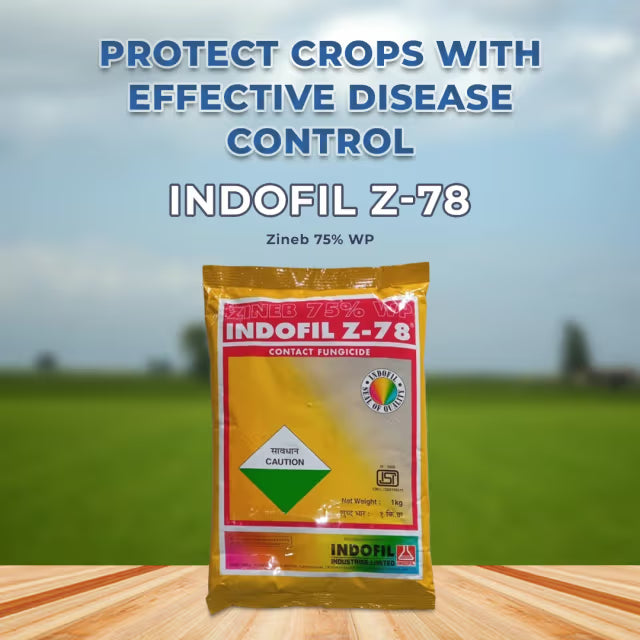 Indofil Z-78 Zineb 75% WP, An Unique Broad Spectrum Fungicides with Zinc Nutrition.