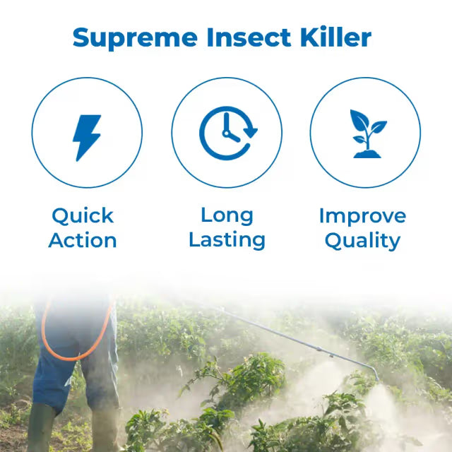 Gharda Black Indoxacarb 5% + Fipronil 5% SC Insecticide, Control Of Thrips In Chilli And Diamond Back Moth In Cabbage