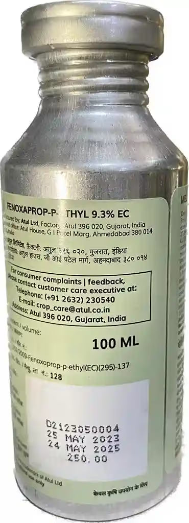 Atul MELINA Fenoxaprop-p-ethyl 9.3% EC Hebicide, Control Of Grassy Weeds In Soybean, Paddy, Black Gram And Cotton Crops