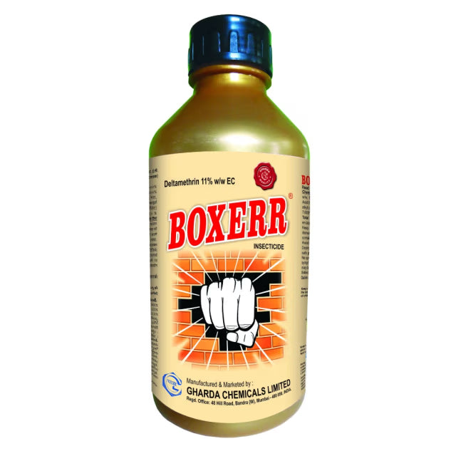 Gharda Boxerr Deltamethrin 11% EC Insecticide, Effective Synthetic Pyrethroid Insecticide