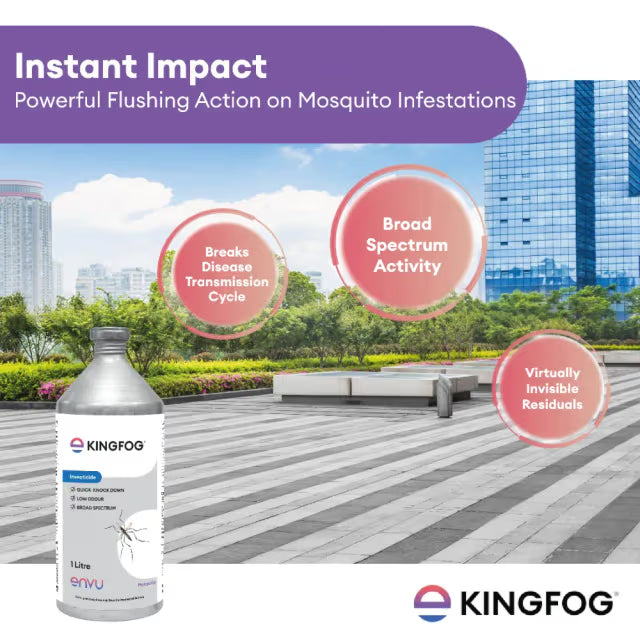 Bayer KINGFOG Deltamethrin 1.25% Insecticides, Effective Mosquito Control, Against Anopheles, Culex And Aedes Species, Fogging Solution