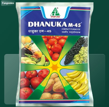 Dhanuka M-45 75% WP ( Mancozeb 75% WP ).