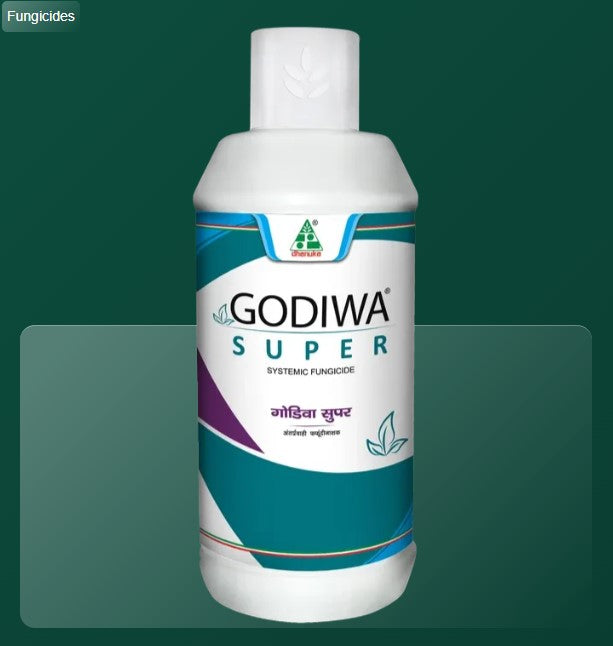 Dhanuka  Godiwa Super 29.6% SC ( Azoxystrobin 18.2% W/W +  Difenoconazole 11.4% W/W SC )