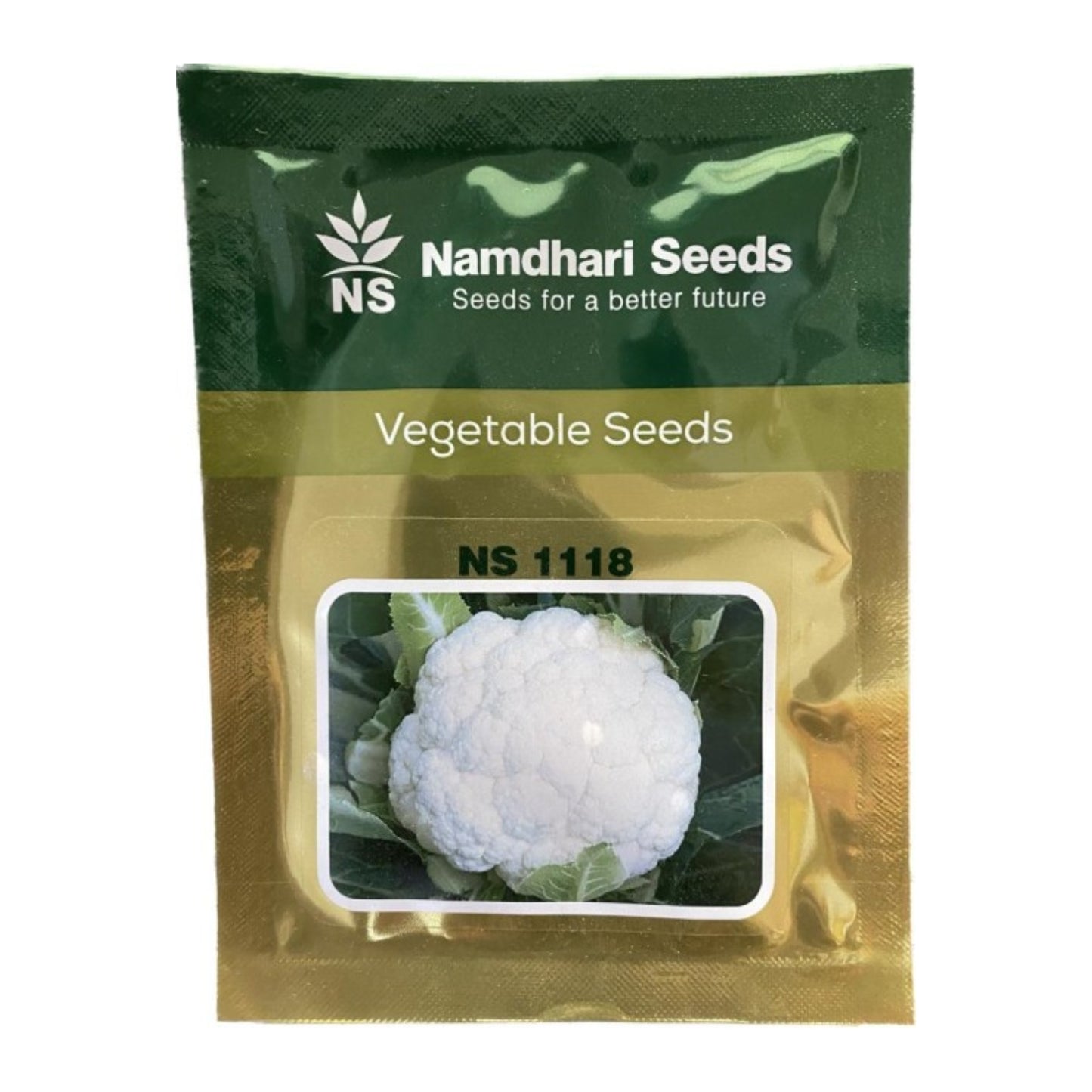 Namdhari NS 1118 F1 Hybrid Cauliflower Seeds, White Color And Dome Shaped