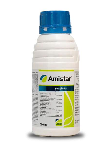 Syngenta Amistar Azoxystrobin 23% SC Fungicide, Use for Grapes, Mango, Potato, Cucumber, Cumin, Tomato, and Chilli