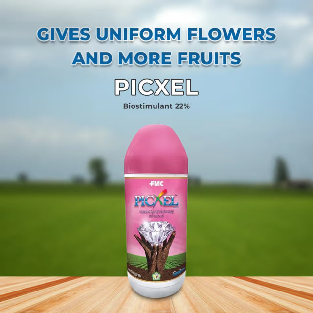 FMC Picxel Biostimulant 22% Organic Acid, Patented Reactive Carbon Technology Based Biostimulant